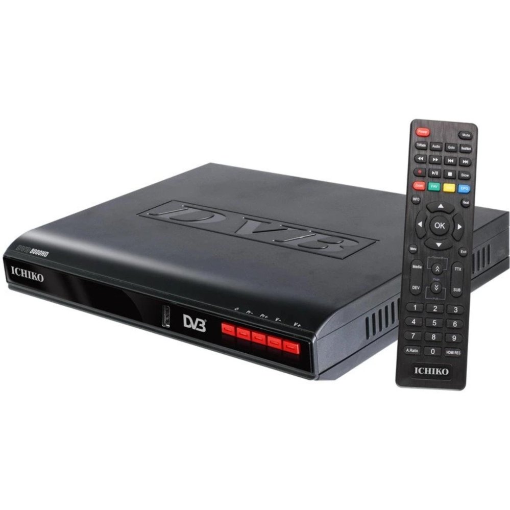 Ichiko Set Top Box DVB-T2 TV Digital Gambar Tanpa Semut - Hitam Ichiko Set Top Box DVB-T2 TV Digital Gambar Tanpa Semut - Hitam