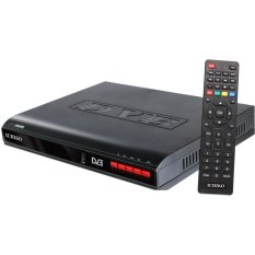Ichiko Set Top Box DVB-T2 TV Digital - Generasi Terbaru - Hitam