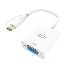 ICZI USB 3.1 Type C (USB-C & Thunderbolt 3 Port Compatible) to VGA Adapter 1080P Supported for MacBook and Google Chromebook Pix - intl