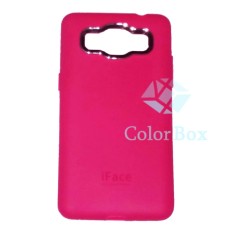 iFace Samsung Galaxy J1 J100 Softshell / Softcase Samsung J1 / Casing Samsung J1 / Casing HP - Pink Tua