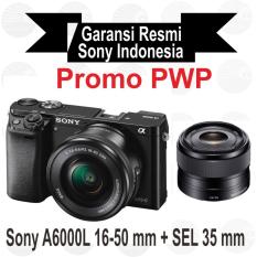 Sony ILCE ALPHA A6000L E PZ 16-50mm f/3.5-5.6 OSS Black + SEL 35 mm F1.8 Black