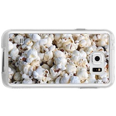 Image Of Cooked Popcorn For Movie Tv Or Theater Samsung Galaxy S6 Clear Phone Case New DIY - intl