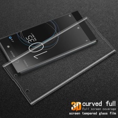 Imak Lengkap Meliputi 3D Kaca Tempered Melengkung Pelindung Layar untuk Sony Xperia XA1-Transparan-Internasional