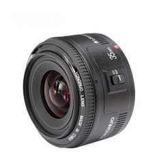 (IMPOR) Yongnuo 35mm Lensa YN35mm F2 Lensa Wide-angle Besar ApertureFixed Auto Fokus Lensa untuk Canon-Intl