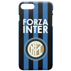 Indocustomcase Forza Inter Milan Striped White Case Cover For iPhone 8 Plus