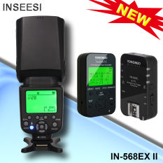 Inseesi Di 586EX II TTL Nirkabel HSS Flash Speedlite + Yongnuo YN 622C Kit TTL Memimpin Flash untuk Canon Mark III 5D3 6D 5D 650D 600D