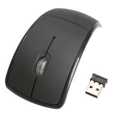 Cerdas Yang Dapat Disesuaikan Dilipat Mouse Optik Tipe Nirkabel 2.4 GHz Superior Sensor Baru