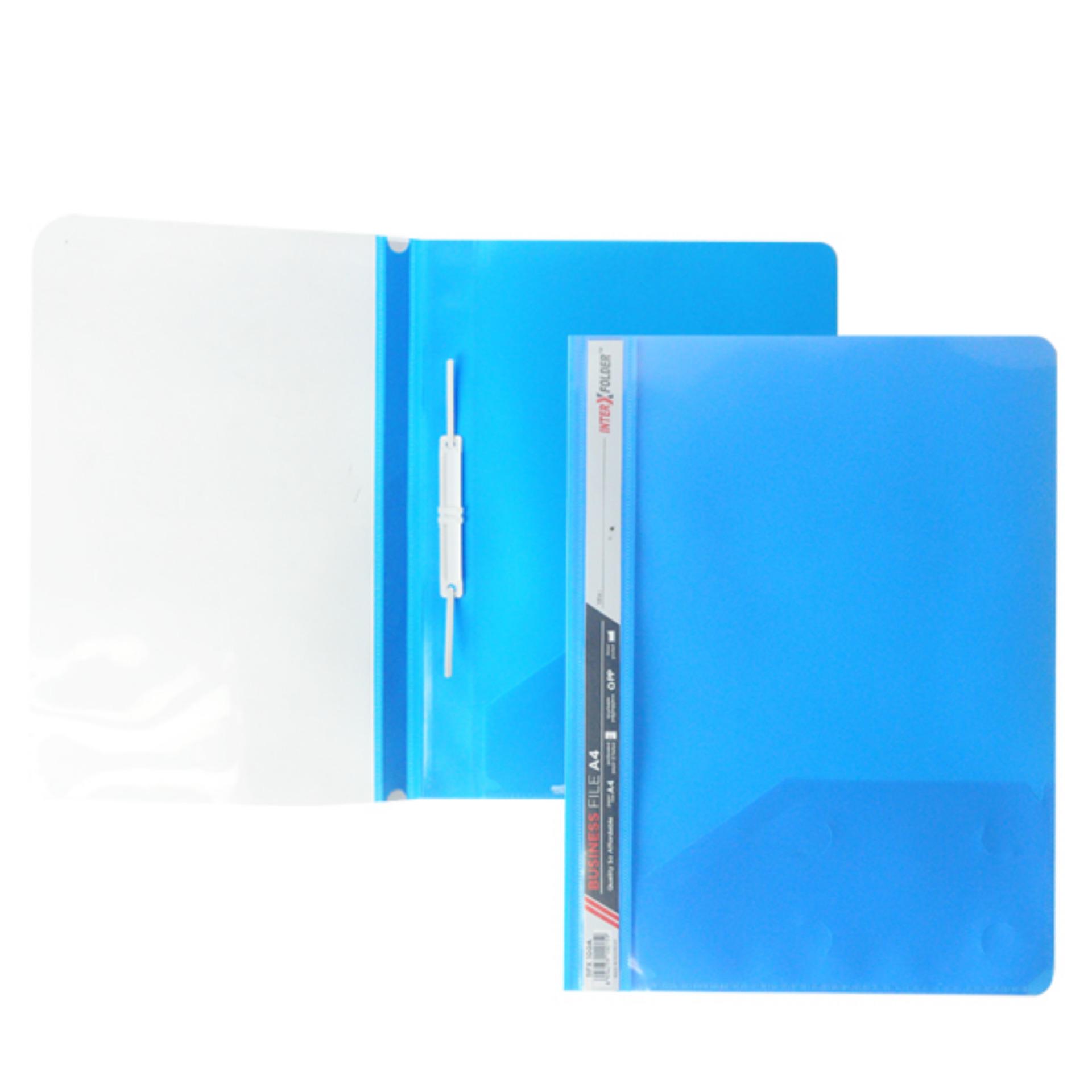 INTER X FOLDER BUSINESS FILE BFX 100A A4 BLUE 1pcs INTER X FOLDER BUSINESS FILE BFX 100A A4 BLUE 1pcs