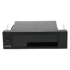 Internal Single Bay Rak Rack Mobile dengan Lampu Indikator LED Mendukung Hot-swap untuk 2.5/3.5 Inci SATA HDD SSD Cocok PC 5.25 ''Bay-Intl