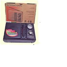 Internasional Radio F-18 AC/DC AM-FM-SW Portable Radio