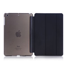 Baru IPad 2017 I Pad 9,7 Inci/Ipad Udara (Ipad 5) Kasus, Welink Ultra Slim Pintar Menutupi Pu Kulit Kasus Penutup untuk IPad Udara (Ipad 5) /My New Pad 2017 I Pad 9,7 Inci (Hitam)