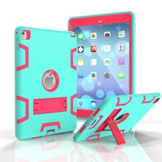 IPad Pro 9.7 Inch Case. Ipad AC 2 Case. 3in1 Penuh-Badan Guncangan Proofhybrid Berat Tugas Pelindung Defender Pelindung Case dengan Stand Penyangga. silikon Kulit Keras Plastik Case untuk iPad Pro 9.7 Inch 2016-Internasional
