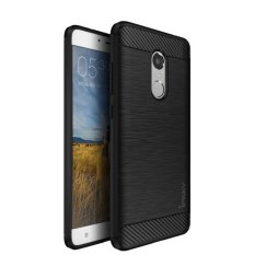 iPaky Carbon Fiber Shockproof Hybrid Case for Xiaomi Redmi Note 4 - Black