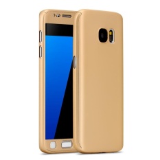 iPaky Case 360 Full Protection iPhone Samsung C7 Pro - Gold