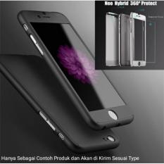iPaky Hardcase 360 For Apple iPhone 6 Plus / 6s Plus 5.5inch Full Protection Hitam - Free Tempered Glass