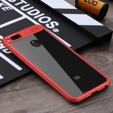IPaky Soft Silicone Frame + Acrylic Plastic Transparent Case for Xiaomi Mi 5X/Mi A1