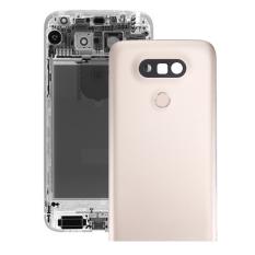 Saya Parts Beli untuk LG G5 Metal Back Cover dengan Lensa Kamera Belakang dan Tombol Sidik Jari (Emas)-Intl
