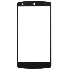 IPartsBuy Kaca Luar Layar Depan Lensa Pengganti Google Nexus 5 (hitam)