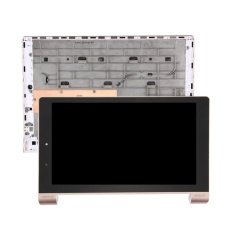 IPartsBuy Lenovo YOGA Tablet 10 HD +/B8080/B8080-F LCD Tampilan + Layar Sentuh Digitizer dengan Frame (emas) -Intl