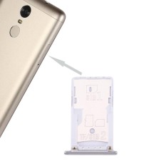 Rp 71.000 iPartsBuy Xiaomi Redmi Note 3 (Qualcomm Version) SIM and SIM / TF Card Tray(Silver) - intlIDR71000