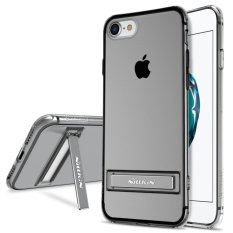 IPhone 7 Case, NILLKIN Yg Tahan Pukulan Seri Jelas Lembut TPU Case dengan Kickstand Penutup Belakang Ultra Tipis Potongan Pas Badan untuk Apple iPhone 7 4.7