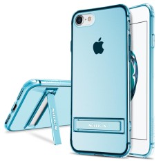 IPhone 8 Case, NILLKIN Yg Tahan Pukulan II Seri Bening Lembut TPU Case dengan Stand Penyangga Penutup Belakang Ultra Tipis Ramping Sesuai untuk Apple iPhone 8 4.7