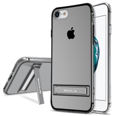 IPhone 8 Case, NILLKIN Yg Tahan Pukulan II Seri Bening Lembut TPU Case dengan Stand Penyangga Penutup Belakang Ultra Tipis Ramping Sesuai untuk Apple iPhone 8 4.7