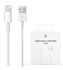 Iphone Kabel Data dan Charger Lightning USB Cable 5/5s/6/6s/6 plus - Putih