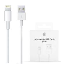 Iphone Kabel Data dan Charger Lightning USB Cable 5/5s/6/6s/6 plus - Putih