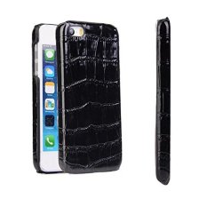 IPhone SE Kasus, Asli Bisnis Berkualitas Style Shockproof Hard Back Leather Case untuk IPhone 5/iPhone 5 S/iPhone SE (warna: Crocodile Grain, Ukuran: IPhone 5/s)-Intl