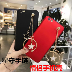 Model baru Apple ID iphone7 rantai gantung Casing HP 7plus bintang Shou gelang Casing Pelindung glamor Pasangan soft