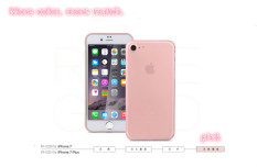 iPhone 7Pro berikut pelindung transparan tipis menggilas yg berpasir drop (mawar Emas) - International