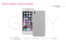 Iphone7pro Berikut Pelindung Transparan Tipis Menggiling Arenaceous DROP (Putih)-Intl