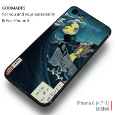 Iphone8/8 PLUS Jepang Silikon Pria atau Wanita Iphone Set Handphone Cangkang