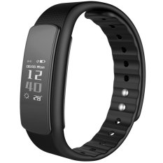 Iwownfit I6 HR TPU + TPE Bluetooth v4.0 IP67 Smart gelang - hitam