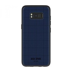 JACK SPADE Dicetak Clear Case untuk Samsung Galaxy S8-Grafik Cek/Navy-Intl