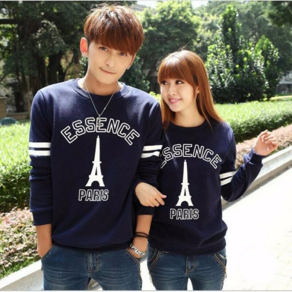 Jakarta Couple - Sweater Couple Paris Essence Navy