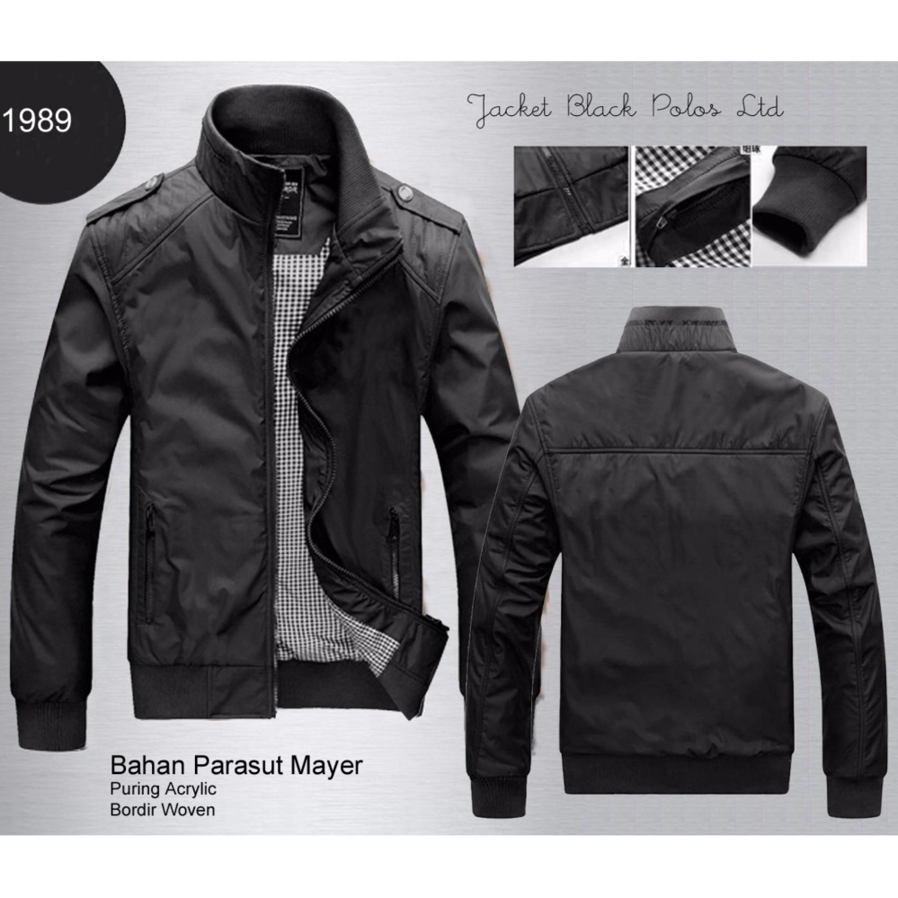 Jaket Pria Waterfroop Black. Jaket Distro Murah Distributor Bandung. Promo Jaket Baru. Jaket Club Jaket Indonesia