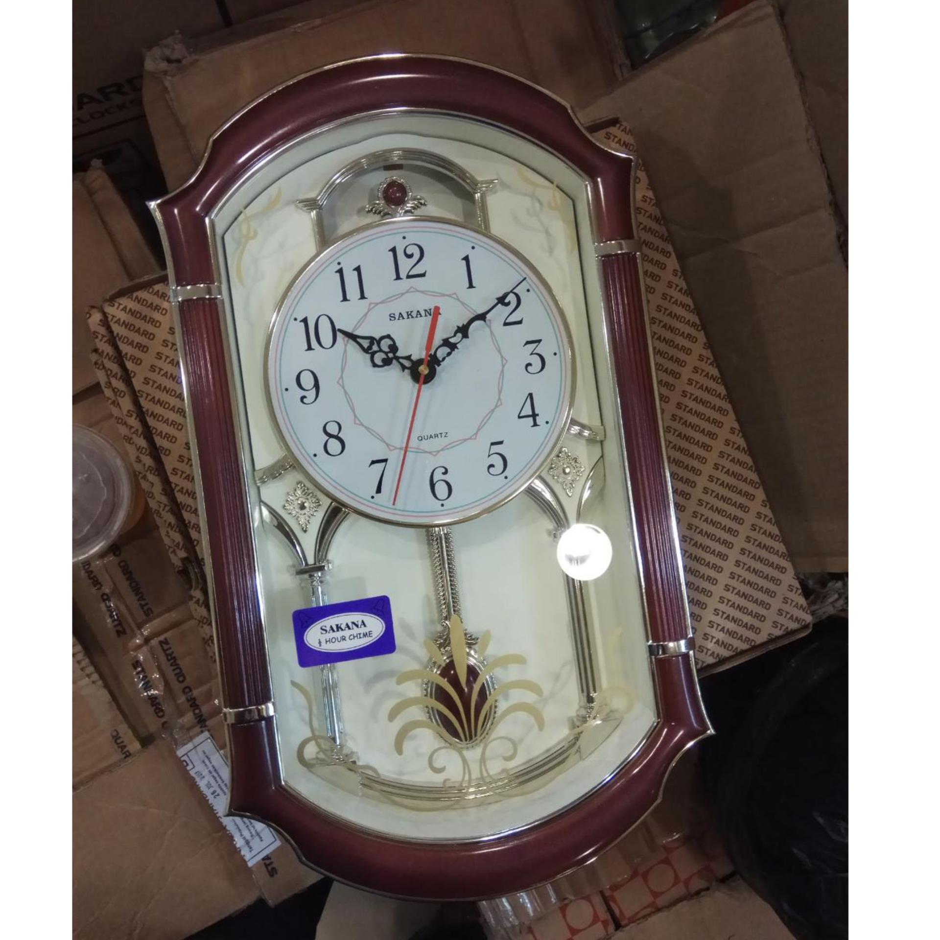 Jam Dinding Bandul SAKANA 342 Mesin Kuat bergaransi