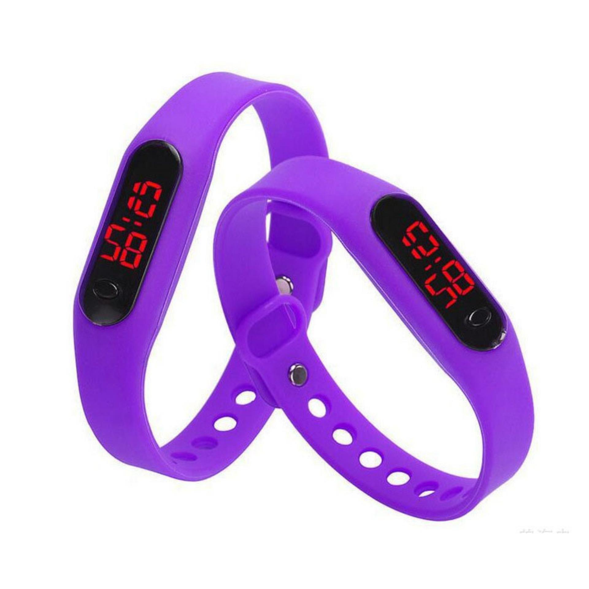 Jam Tangan LED - Jam Tangan Pria dan Wanita - Strap Karet - E_06