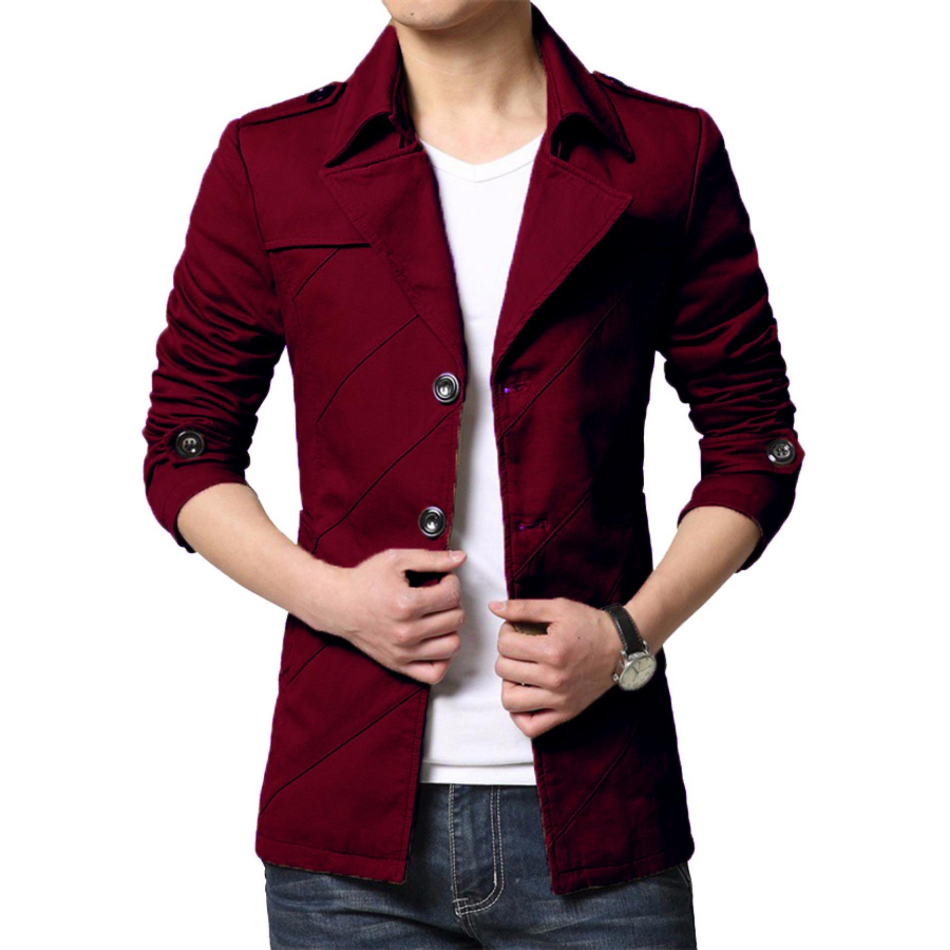 Jas Cowok - Trench Jacket Mens Style 