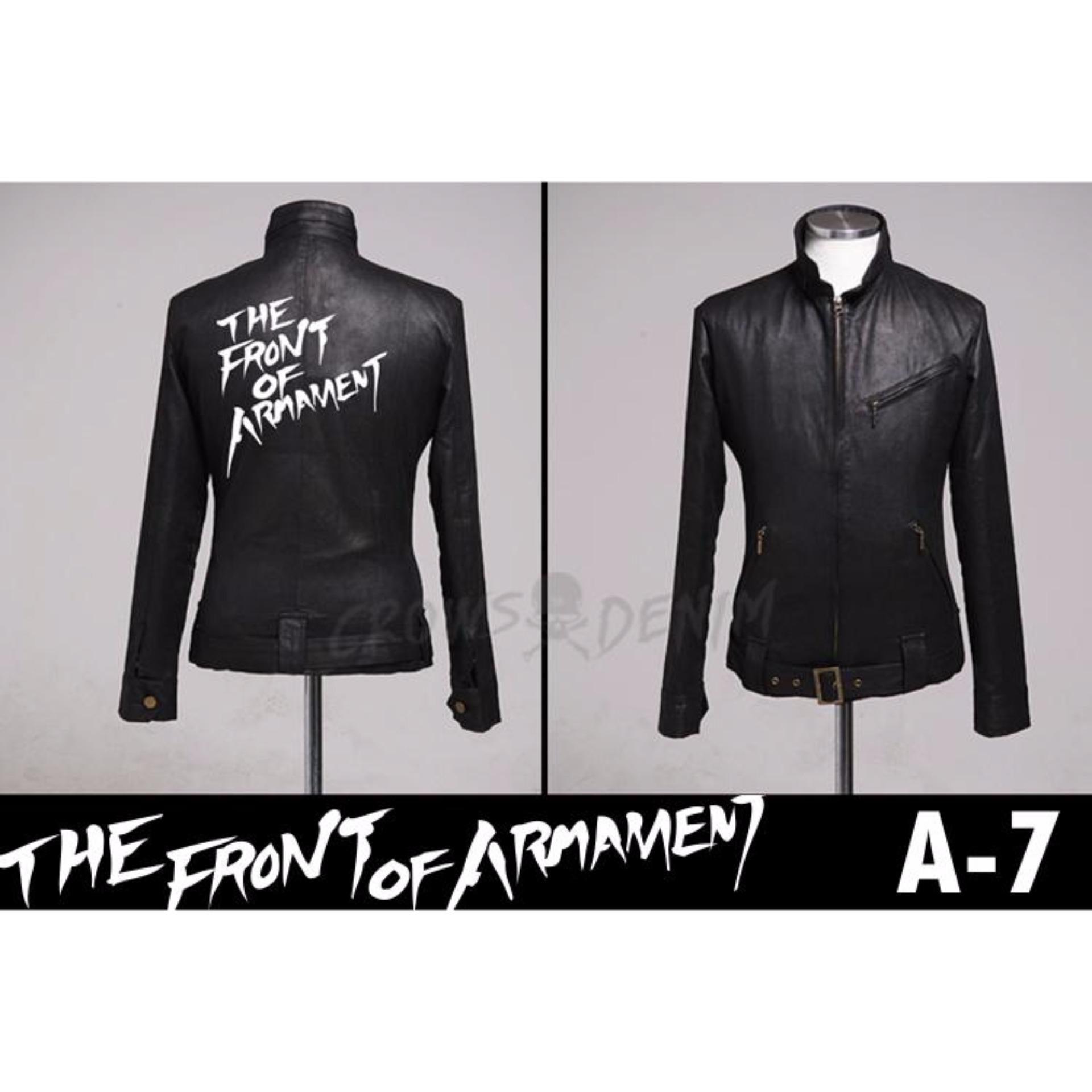 Jas Premium - Jual Jaket Crows Zero Kulit TFOA Generation 5th - Black