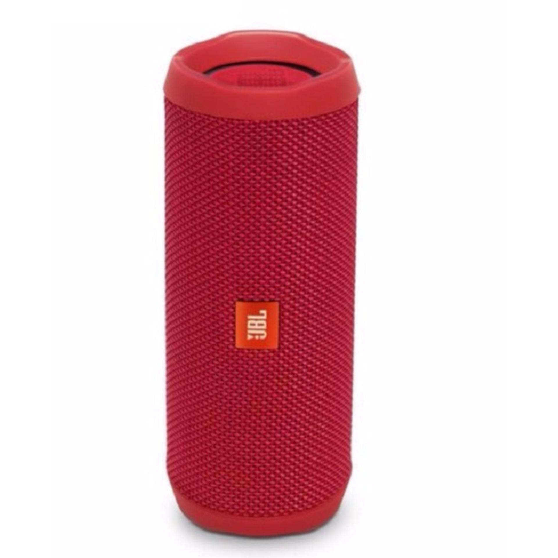 JBL Flip 4 Splashproof Speaker Bluetooth Portabel Merah-Intl