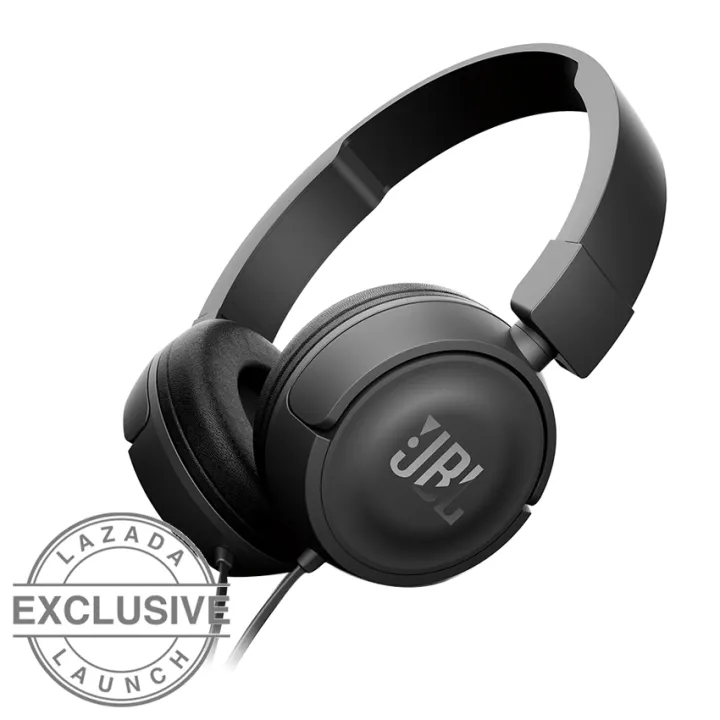 JBL T450 On-Ear Headphone- Hitam