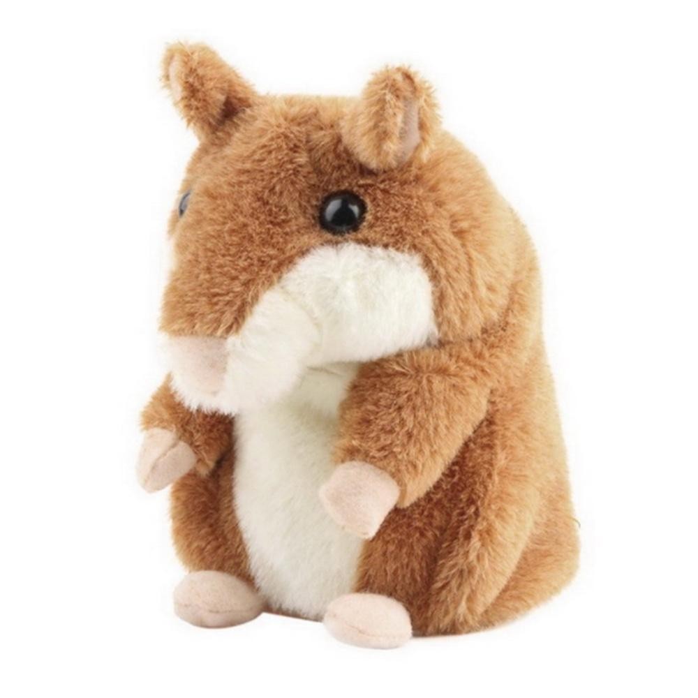 Jiaukon Premium Mimicry Berbicara Hamster Mainan, Mengulangi Apa Yang Anda Katakan dan Recordable Elektronik Plush Buddy Mouse untuk Bayi dan Anak-anak Hadiah Ulang Tahun Hadiah Natal-Internasional