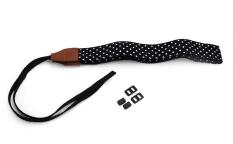 Jiechuan Warna Hitam dengan Titik Putih Digital SLR Kamera Camcorder Sabuk Belt Bahu Belt untuk Canon Nikon
