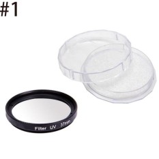 Jingle 37-77 Mm Sinar UV Ultra Violet Filter Pelindung Lensa untuk Kamera Canon DSLR/SLR/DC/DV (Ukuran: 37 Mm)
