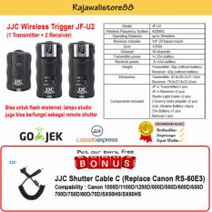 JJC Flash Trigger dan Remote Shutter JF-U2 + Cable C (Canon 550D/600D/700D/750D/60D/70D)