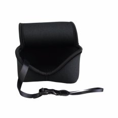 JJC Neoprene Mirrorless Compact Camera Pouch Case Bag (lembut Kantong Kamera dan Aksesoris) untuk Canon EOS M M2 M3 M6 M10 M100 + 22mm Lens, Canon PowerShot SX410IS SX420IS SX500IS-Kecil (hingga 111x69x87mm)