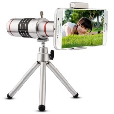 JoyFun 18x Lensa Ponsel Universal 18X Zoom Teleskop Kamera Telephoto Lens untuk IPhone, Android-Intl